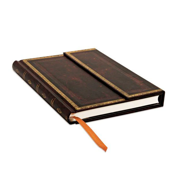 Paperblanks - Hardcover Journal - Black Moroccan - Midi - Image 4