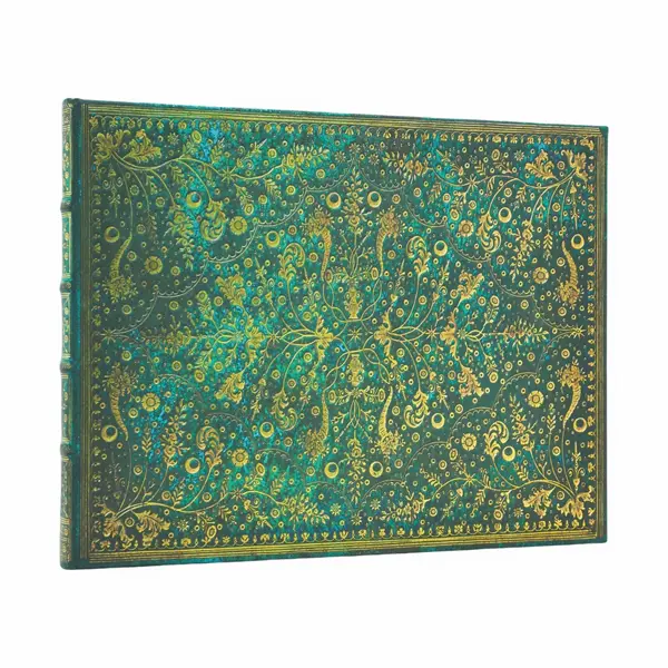 Paperblanks - Guest Book - Nature's Grace - Emerald Flower
