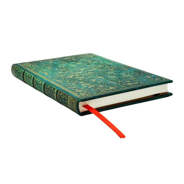 Paperblanks - Midi Hardcover Journal - Lined - Nature's Grace - Emerald Flower - Image 3