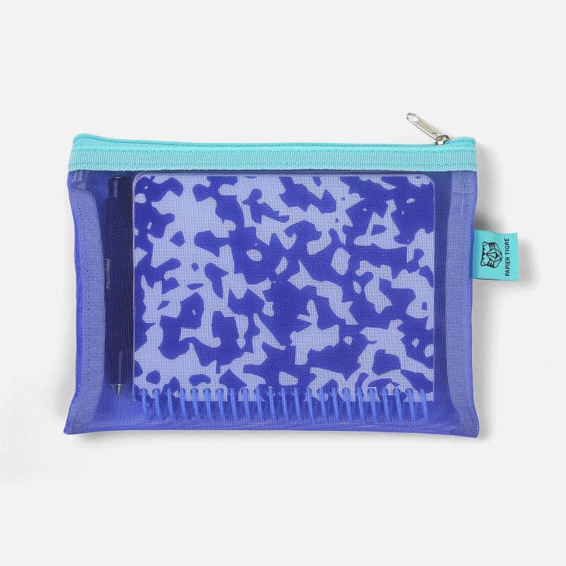 Papier Tigre - Pocket Mesh Case - Small - Aqua - Image 2