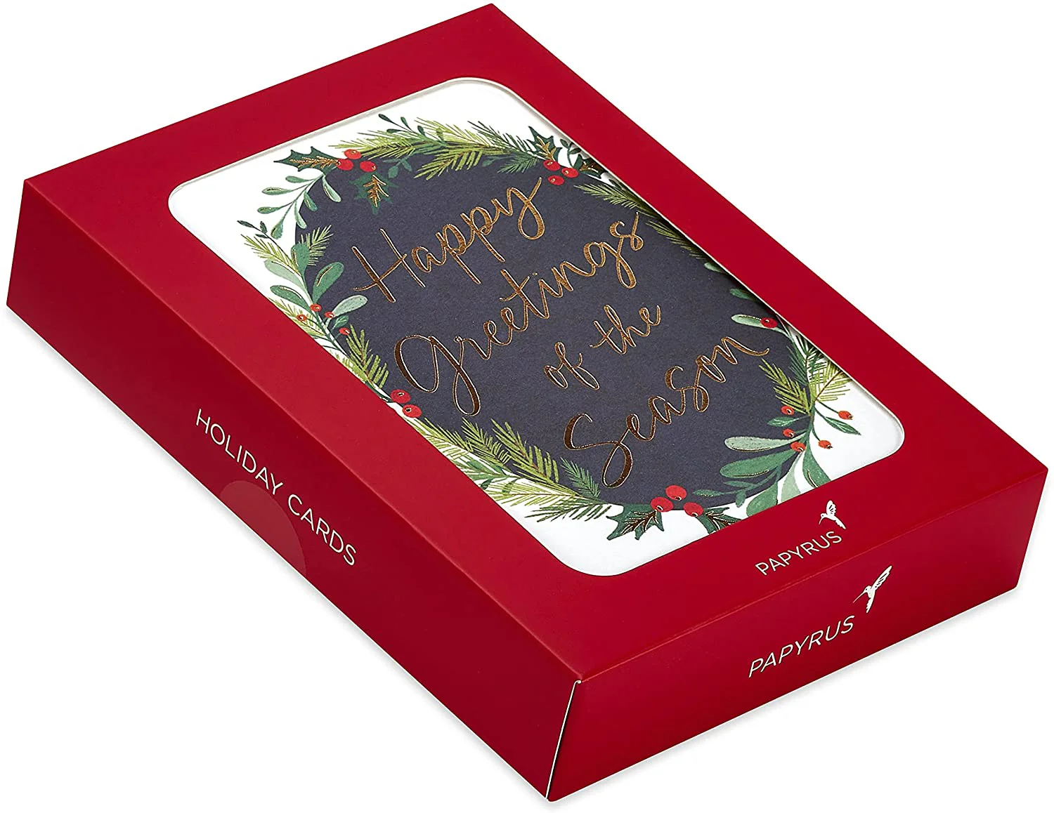 PAPYRUS - GREETINGS OF THE SEASON CHRISTMAS BOXED CARDS, 14-COUNT - Image 5