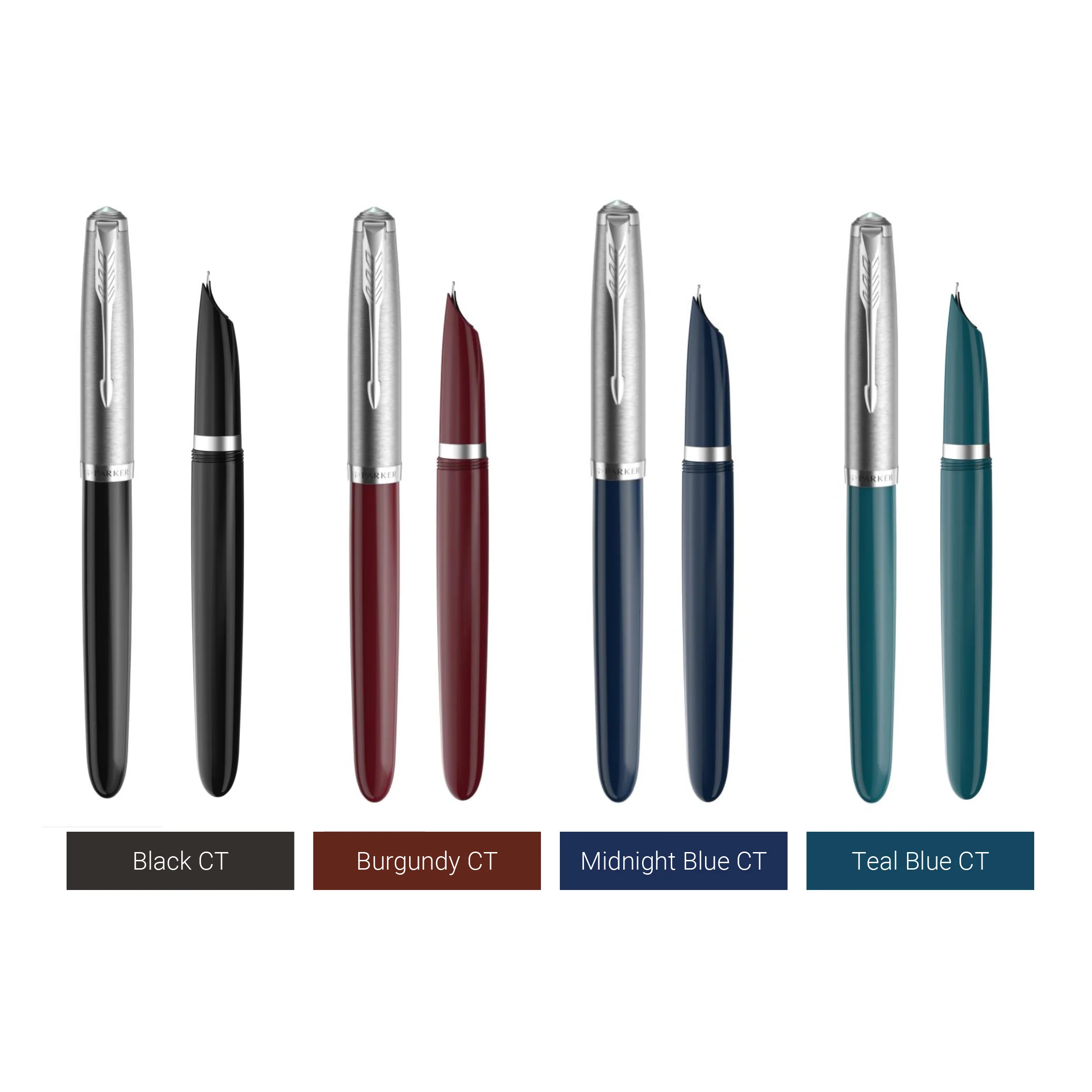PARKER - 51 CORE CT STAINLESS STEEL FOUNTAIN PEN