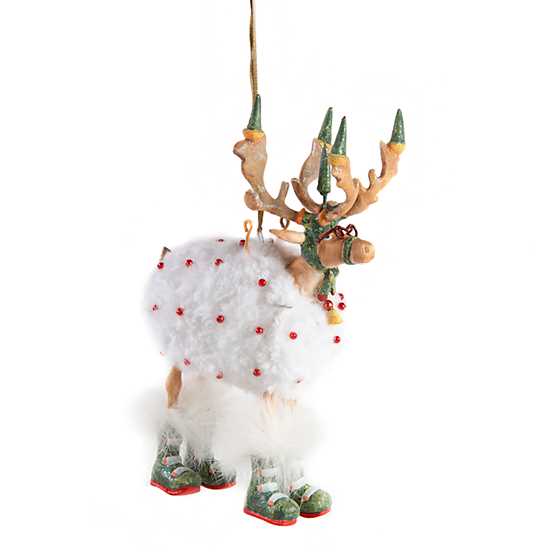 PATIENCE BREWSTER - Dash Away Blitzen Reindeer Ornament 6.25"
