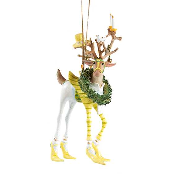 PATIENCE BREWSTER - Dash Away Prancer Reindeer Ornament 7.5"