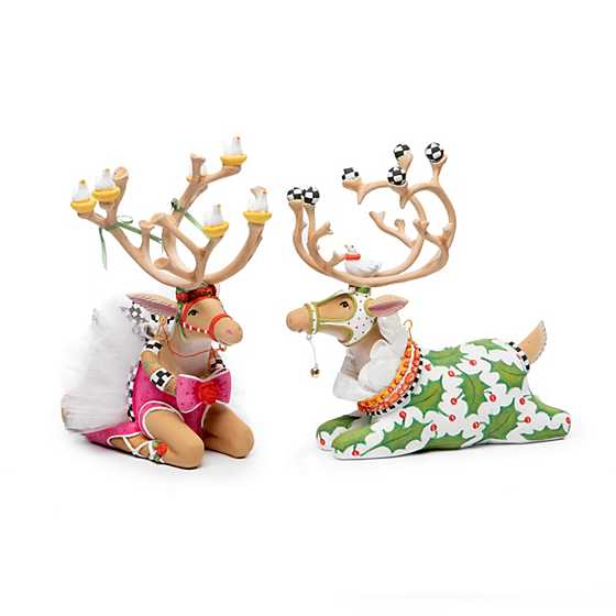 PATIENCE BREWSTER - Dash Away Sitting Dancer Reindeer Figure - Image 2