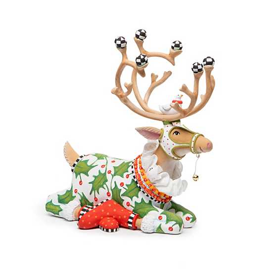 PATIENCE BREWSTER - Dash Away Sitting Vixen Reindeer Figure