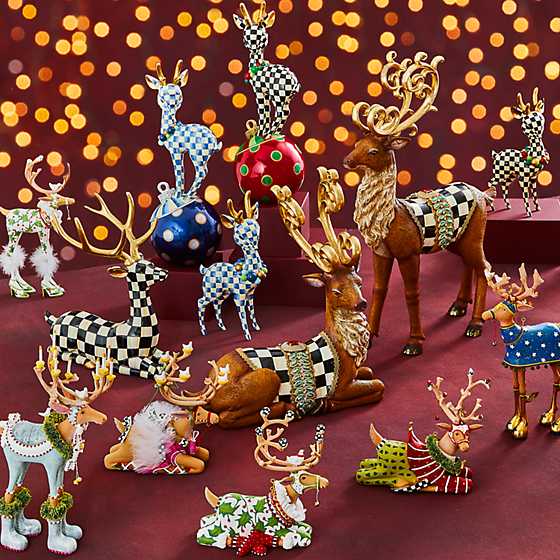 PATIENCE BREWSTER - Dash Away Sitting Vixen Reindeer Figure - Image 2