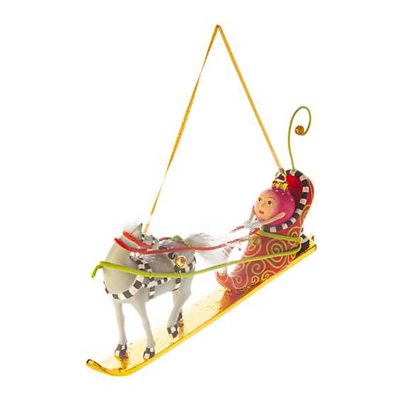 PATIENCE BREWSTER - Jingle Bells Sleigh with Shoe Ornament