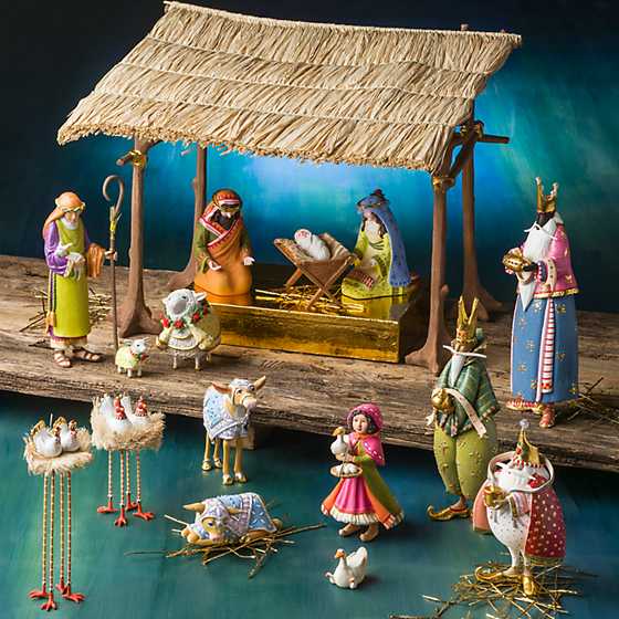 Patience Brewster - Nativity Girl With Duck Figures (Set of 2) - Image 5