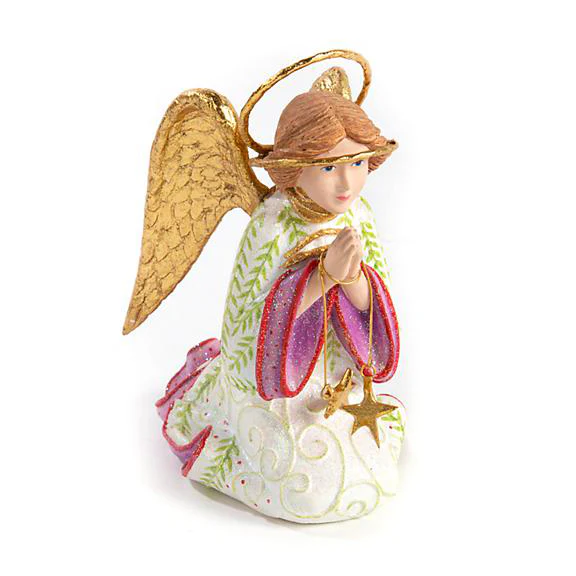 PATIENCE BREWSTER - DASH AWAY NATIVITY PRAYING ANGEL XMAS FIGURINE