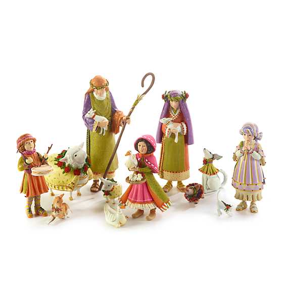 PATIENCE BREWSTER -  Nativity Shepherd & Sheep Figures - Image 3