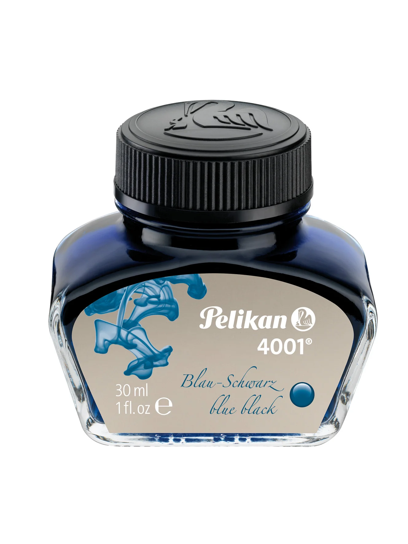 Pelikan - 4001 Fountain Pen Ink - 30ml Bottled Ink - Blue-Black
