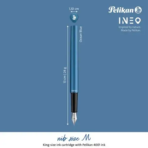 Pelikan - Ineo Fountain Pen - Blue Ocean - Image 3