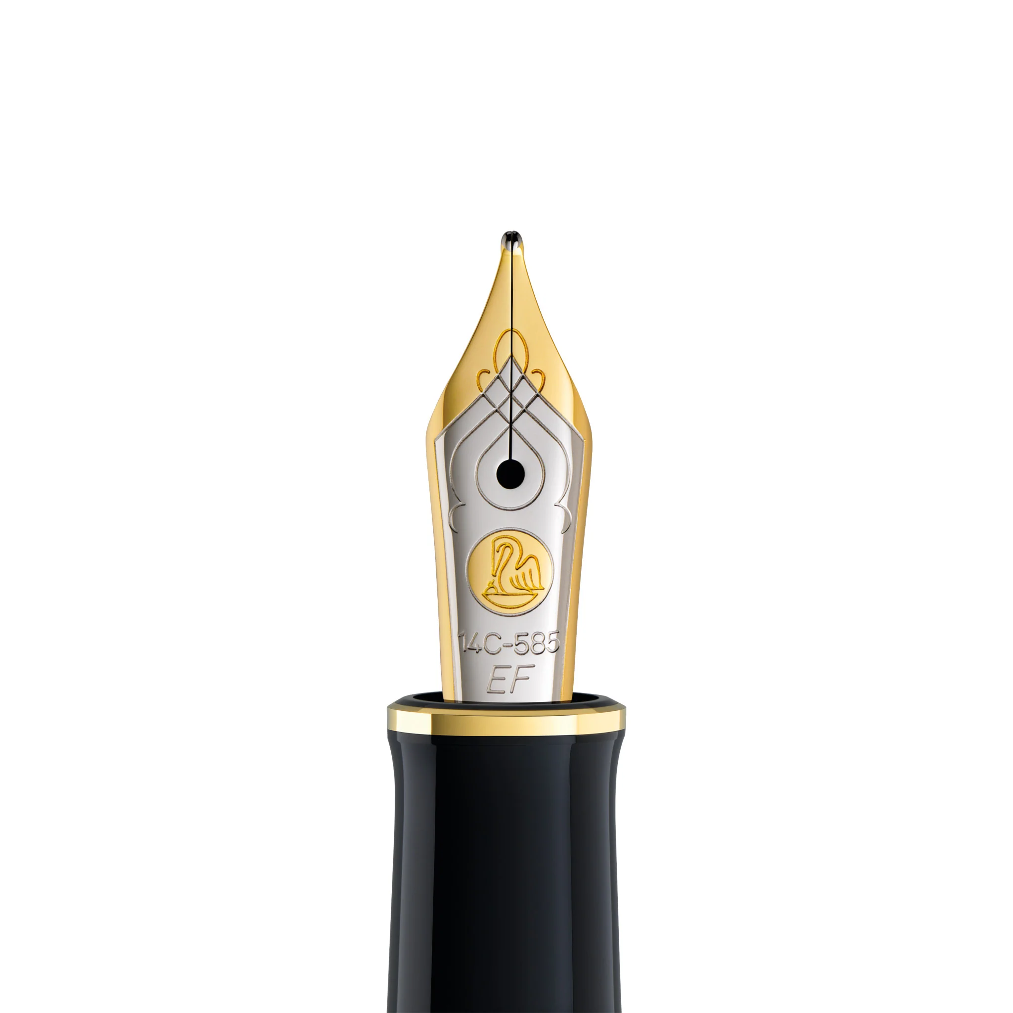Pelikan - Souverän Fountain Pen - M400 Black-Red - Image 2