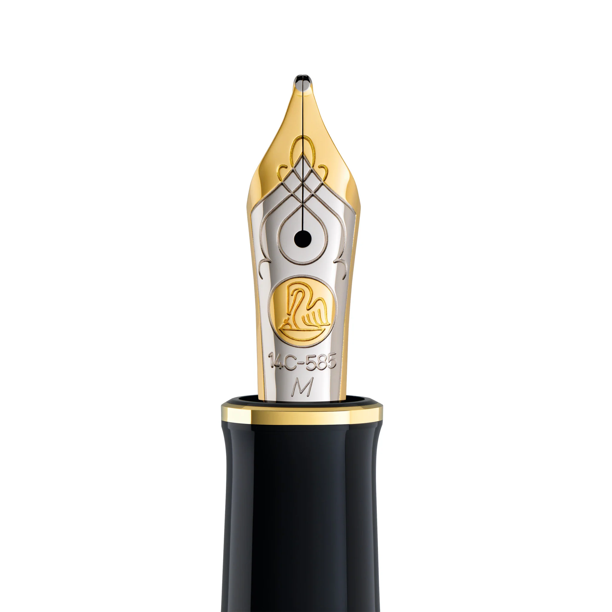 Pelikan - Souverän Fountain Pen - M600 Black-Green - Image 2