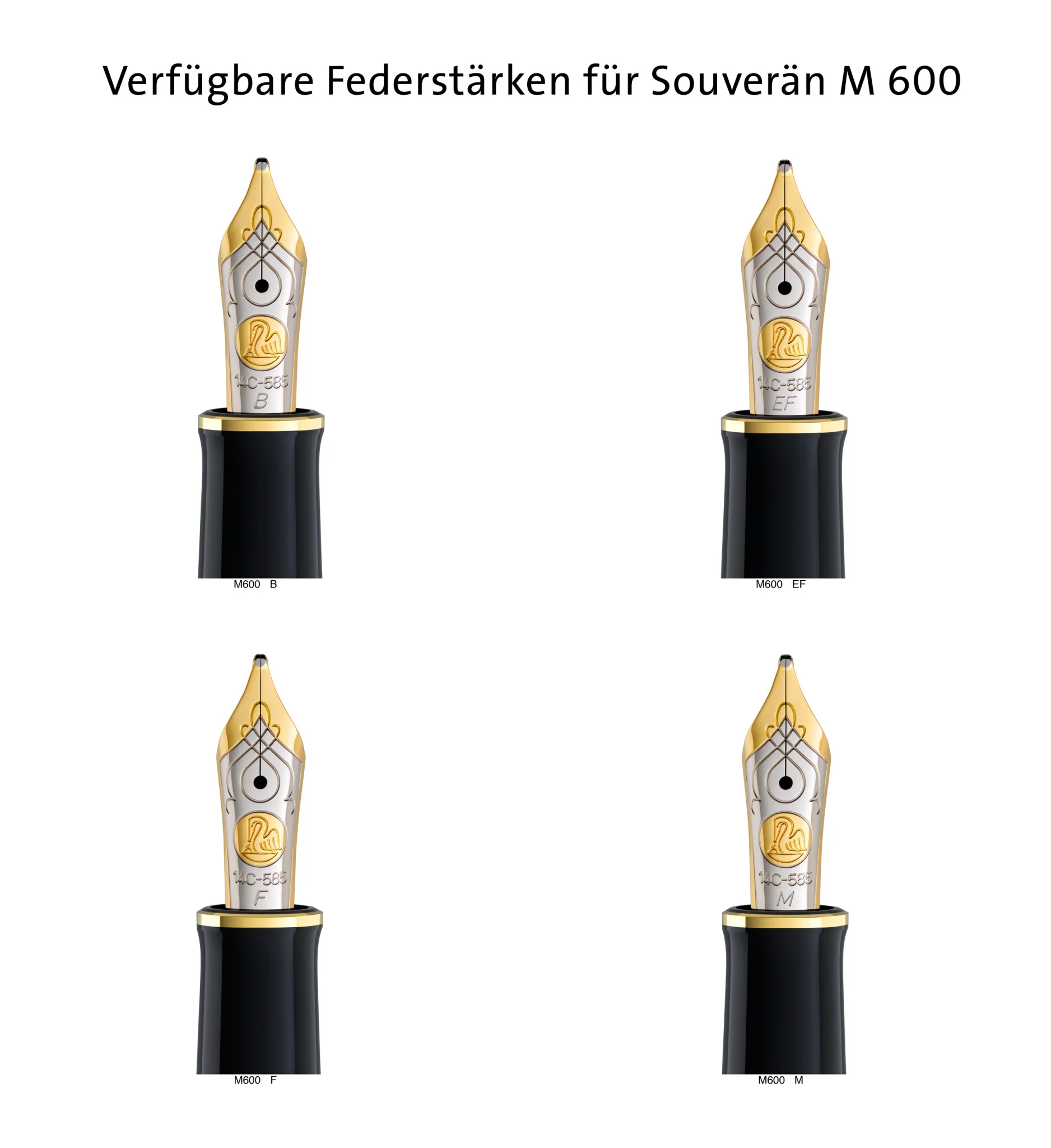 Pelikan - Souverän Fountain Pen - M600 Black-Green - Image 4