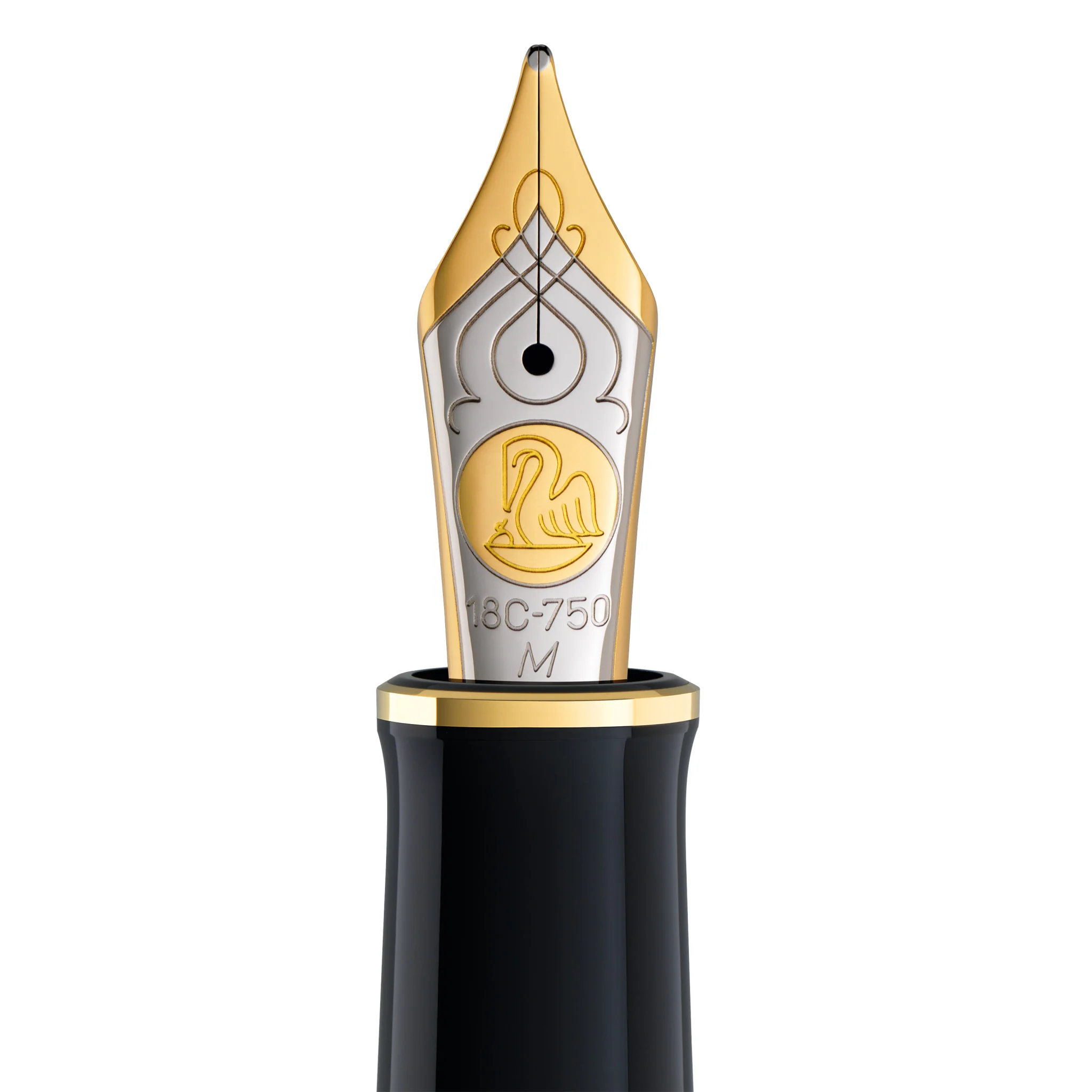 Pelikan - Souverän Fountain Pen - M800 Black-Green - Image 2