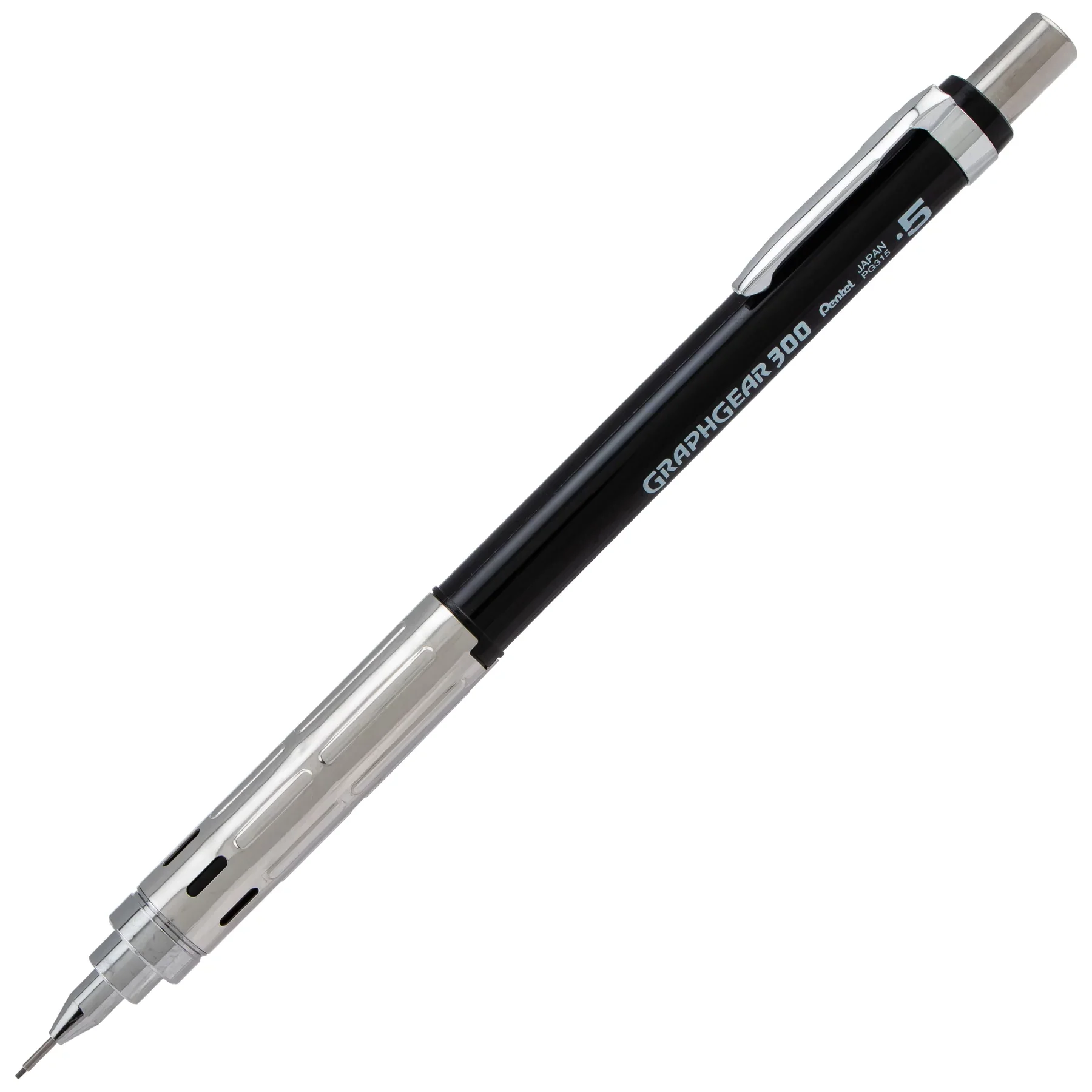 PENTEL - Arts GraphGear 300 Mechanical Pencil - Black - 0.5mm