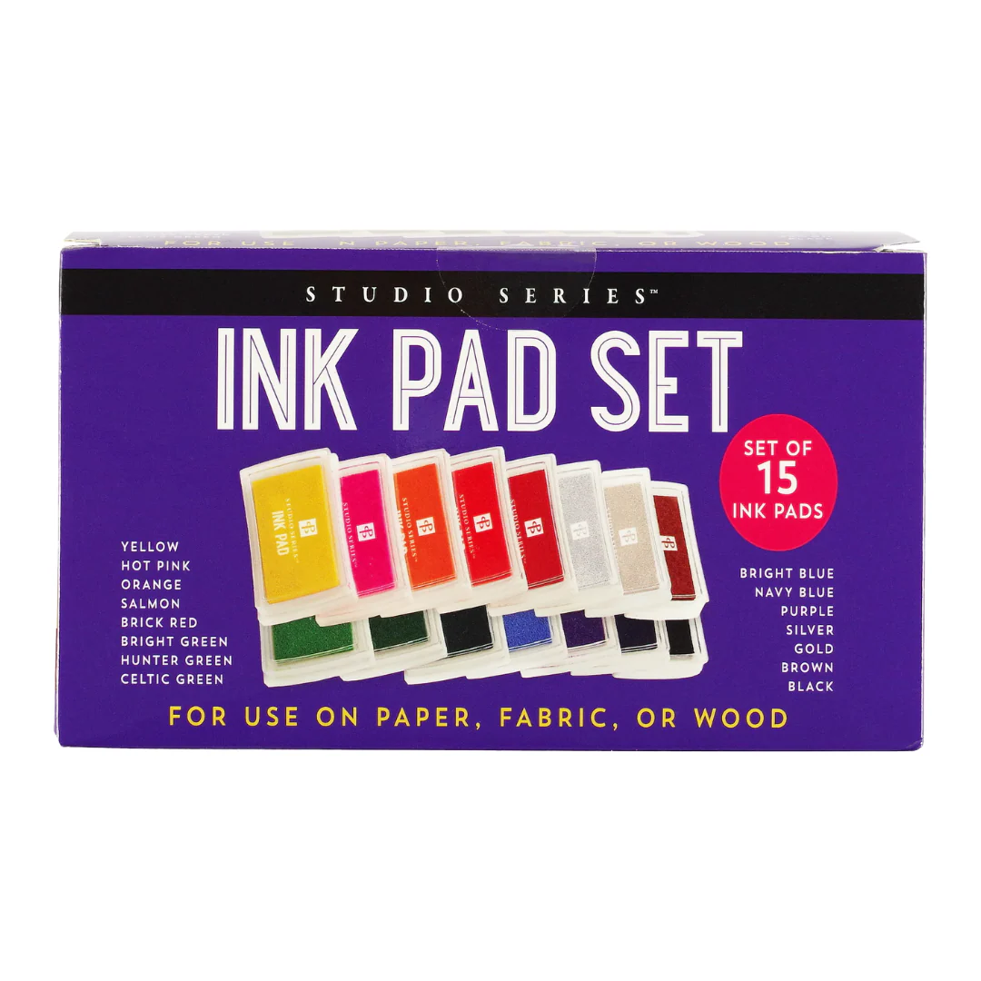 Peter Pauper Press - Studio Series - Ink Pad Set of 15