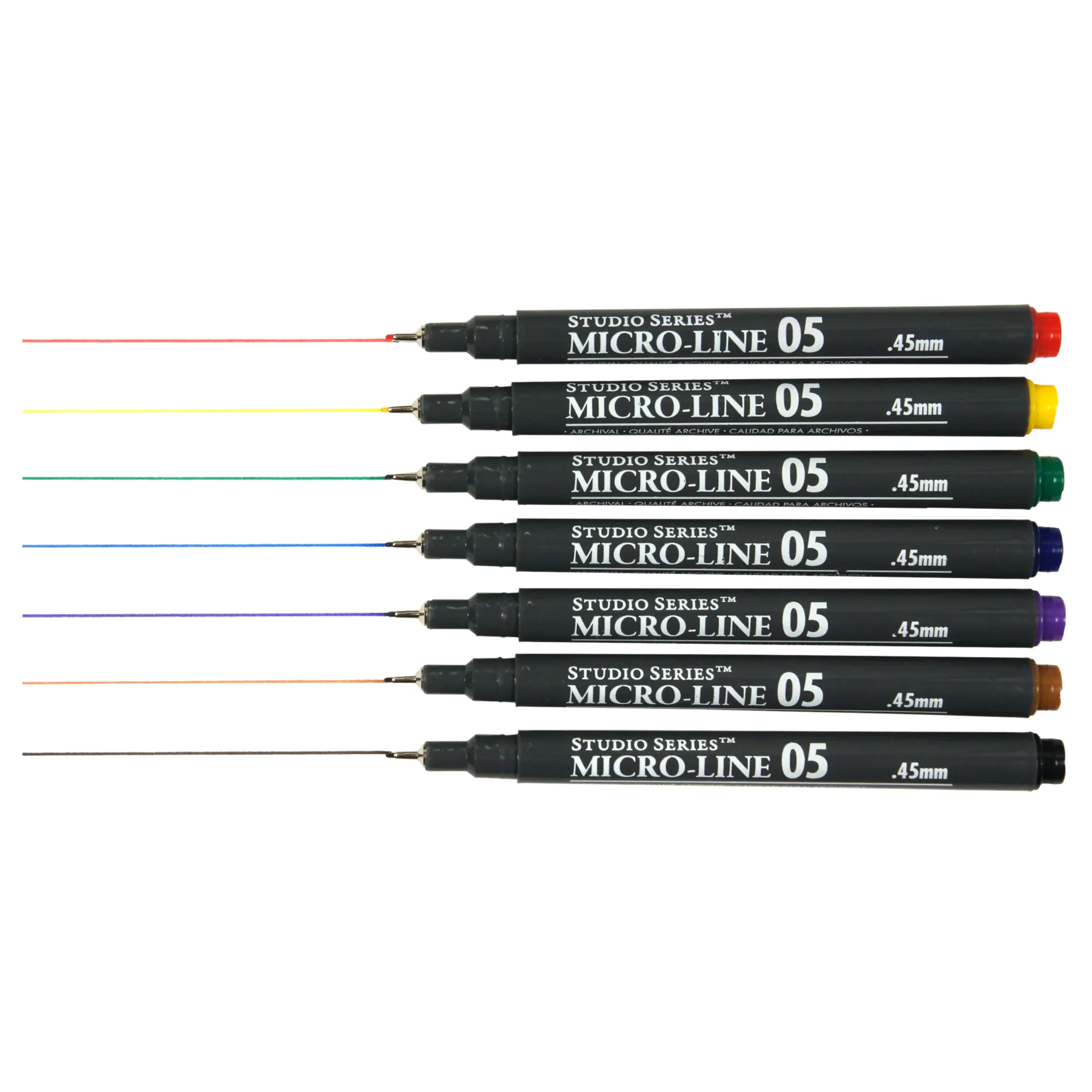 Peter Pauper Press - Studio Series - Color Micro-Line Pen Set (Set of 7) - Image 3