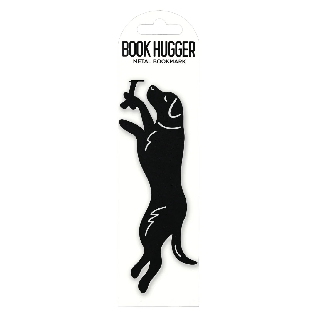 Peter Pauper Press - Book Hugger Metal Bookmark - Black Lab