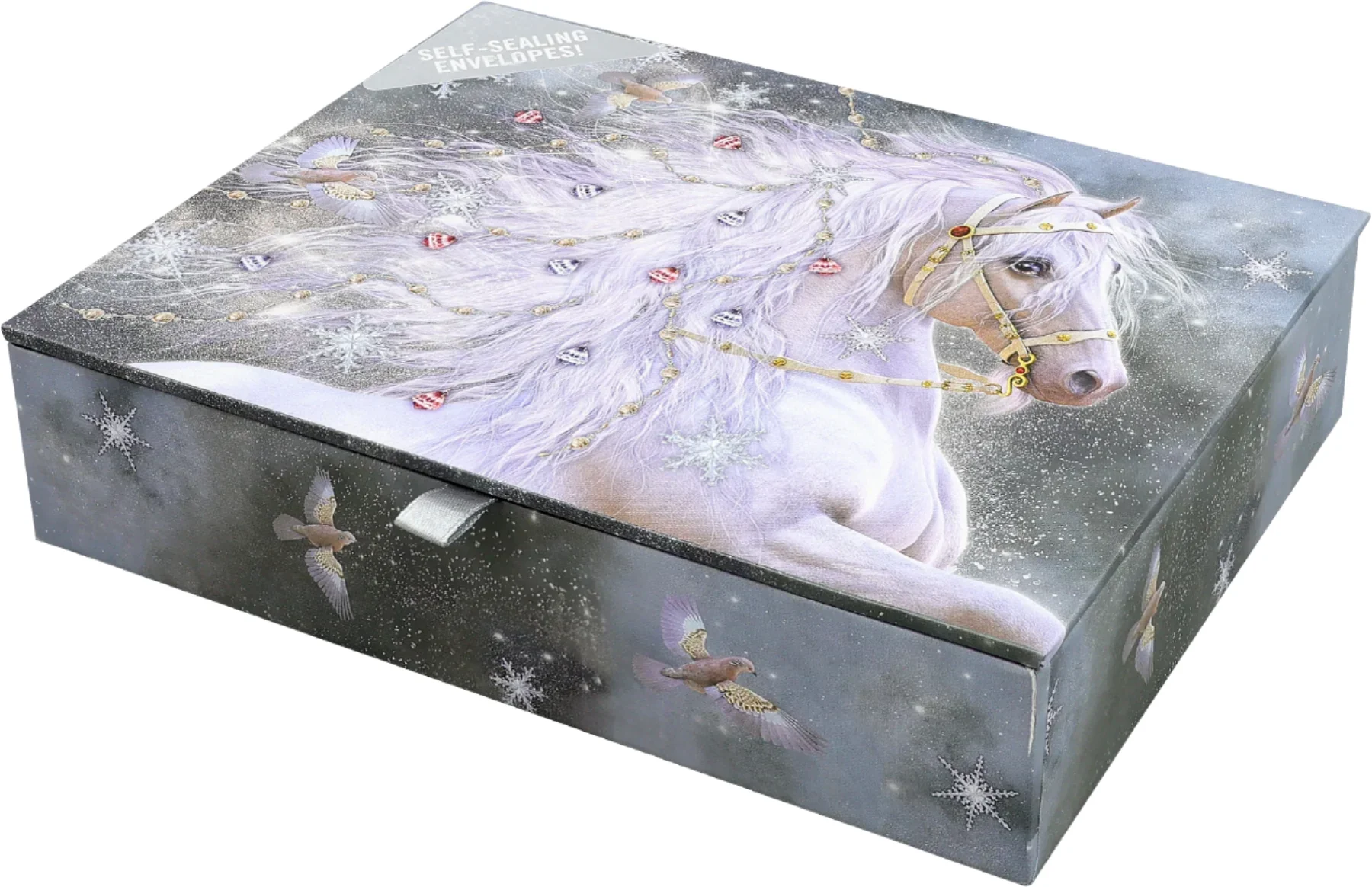 Peter Pauper Press - Boxed Deluxe Holiday Cards - Festive Horse - Image 3