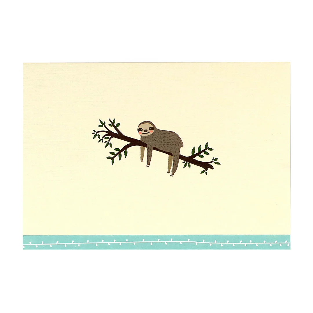 Peter Pauper Press - Boxed Note Cards - Sloth