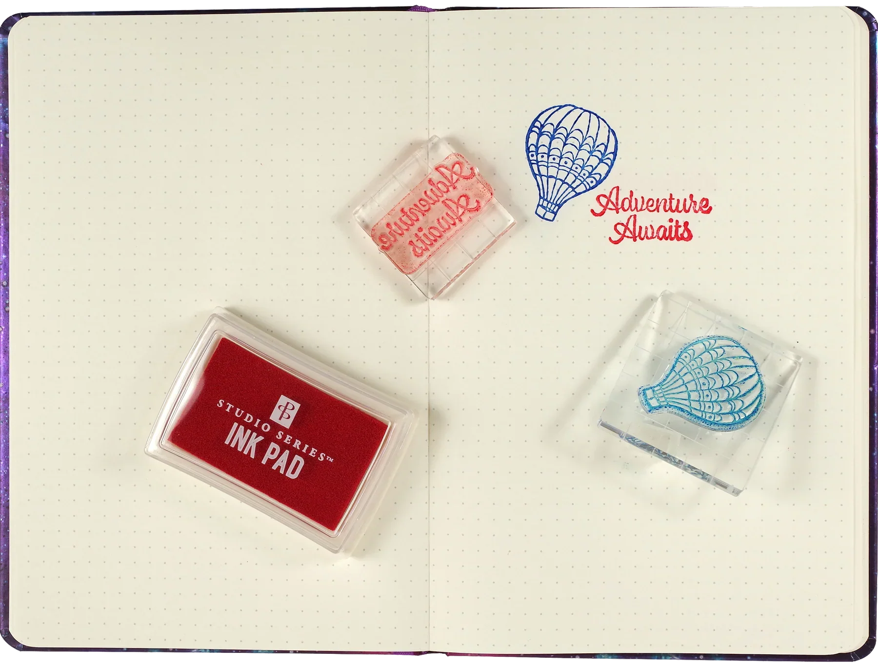 PETER PAUPER PRESS - Clear Silicone Stamp Set | Travel - Image 3