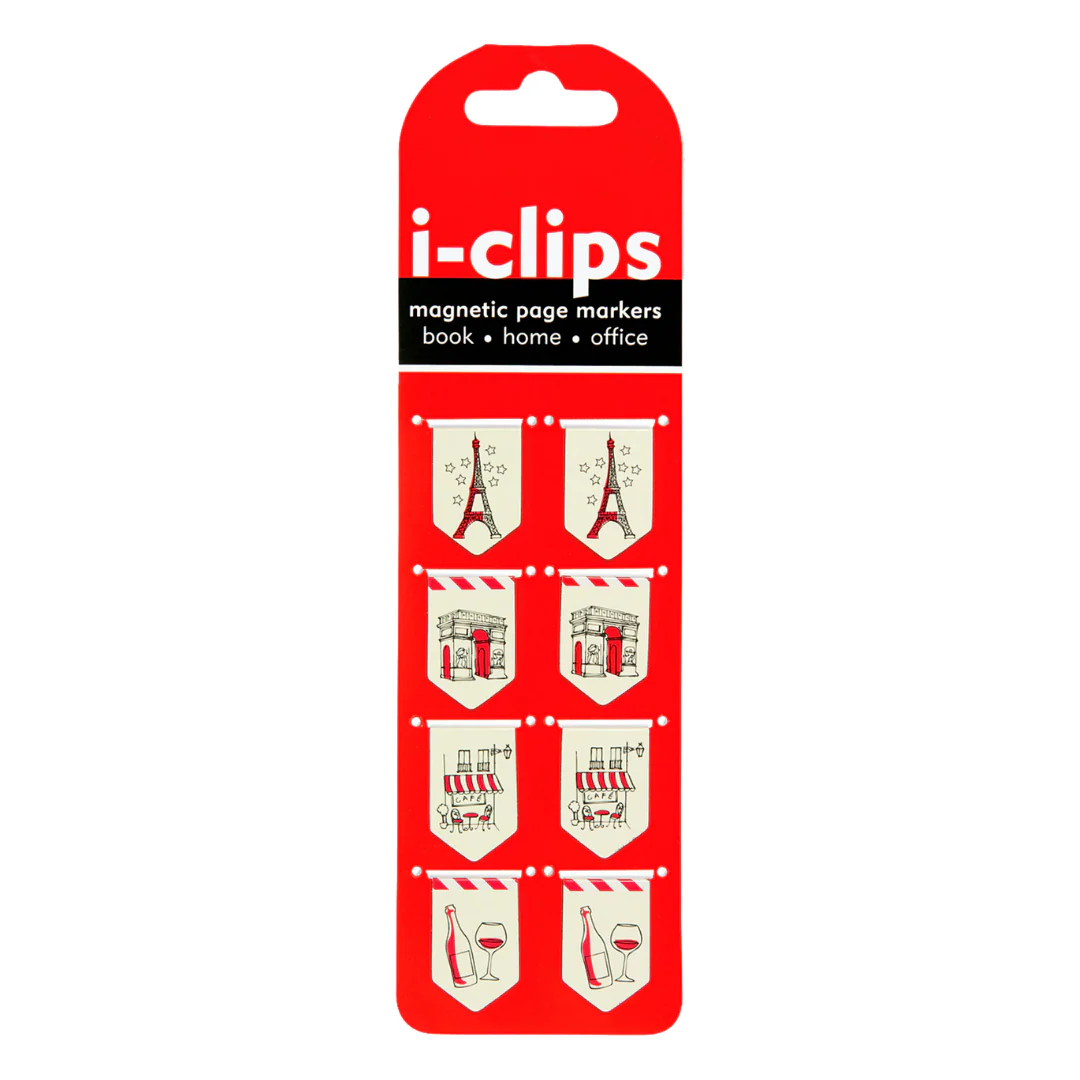 Peter pauper Press - I-clip Magnetic Page Markers - Paris