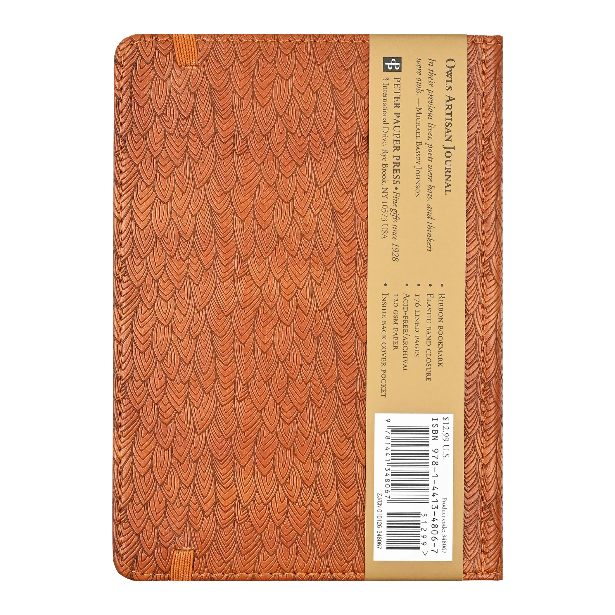 Peter Pauper Press - Lined Journal - Owls Artisan Journal - Image 5