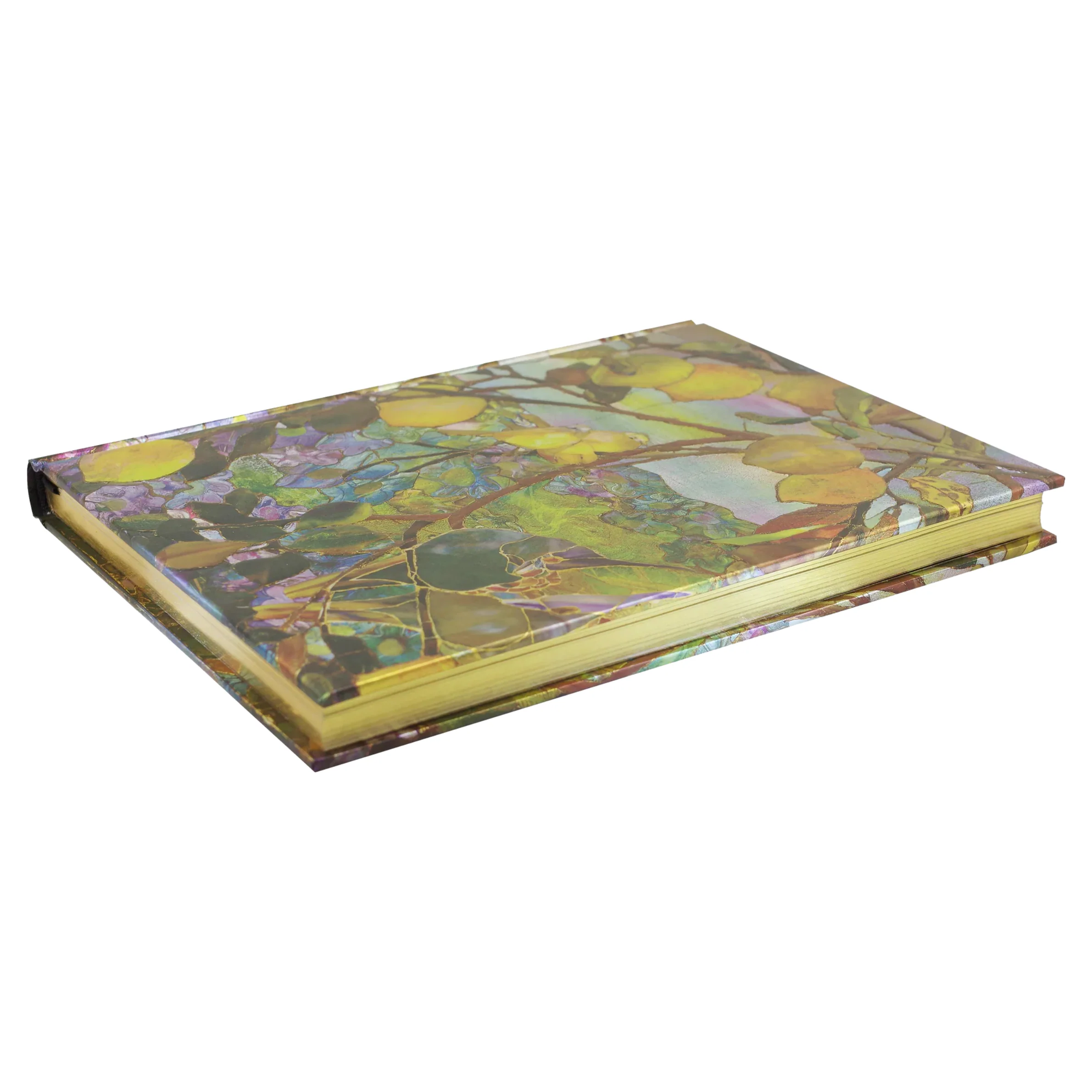 Peter Pauper Press - Medium Journal - 160 Lined Pages - Tiffany Lemon Tree - Image 2