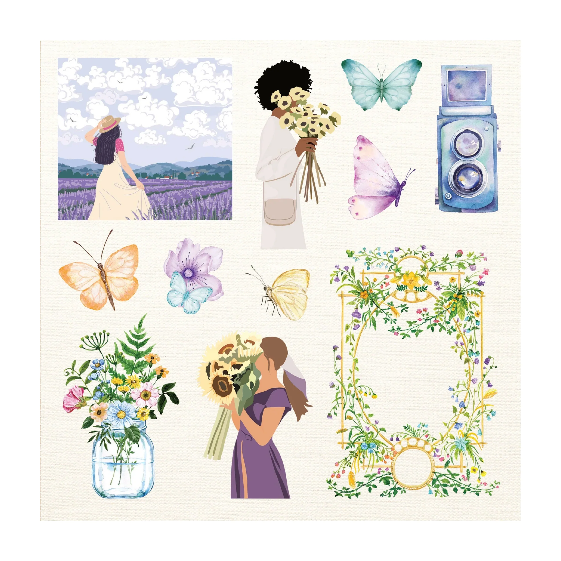 Peter Pauper Press - Sticker Book - Boho Dreams - Image 4