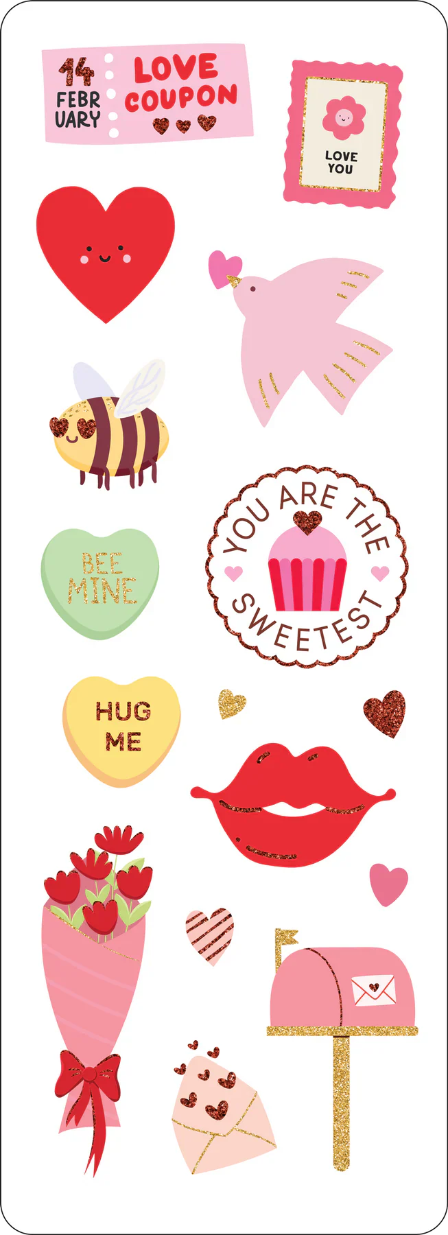 PETER PAUPER PRESS - Sticker Set | Valentines - Image 6