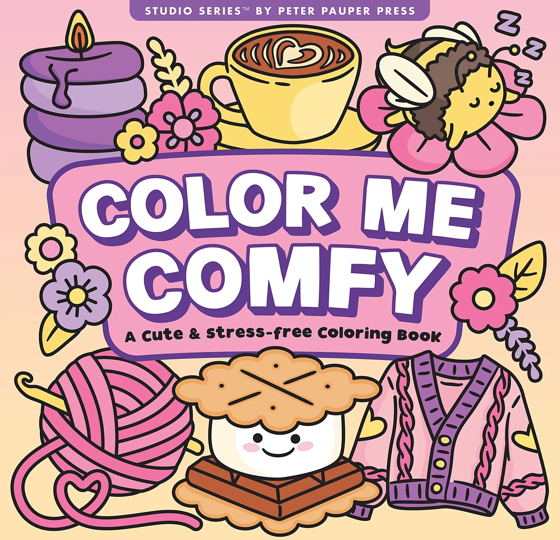 Peter Pauper Press - Studio Series Artist's Coloring Book - Color Me Comfy
