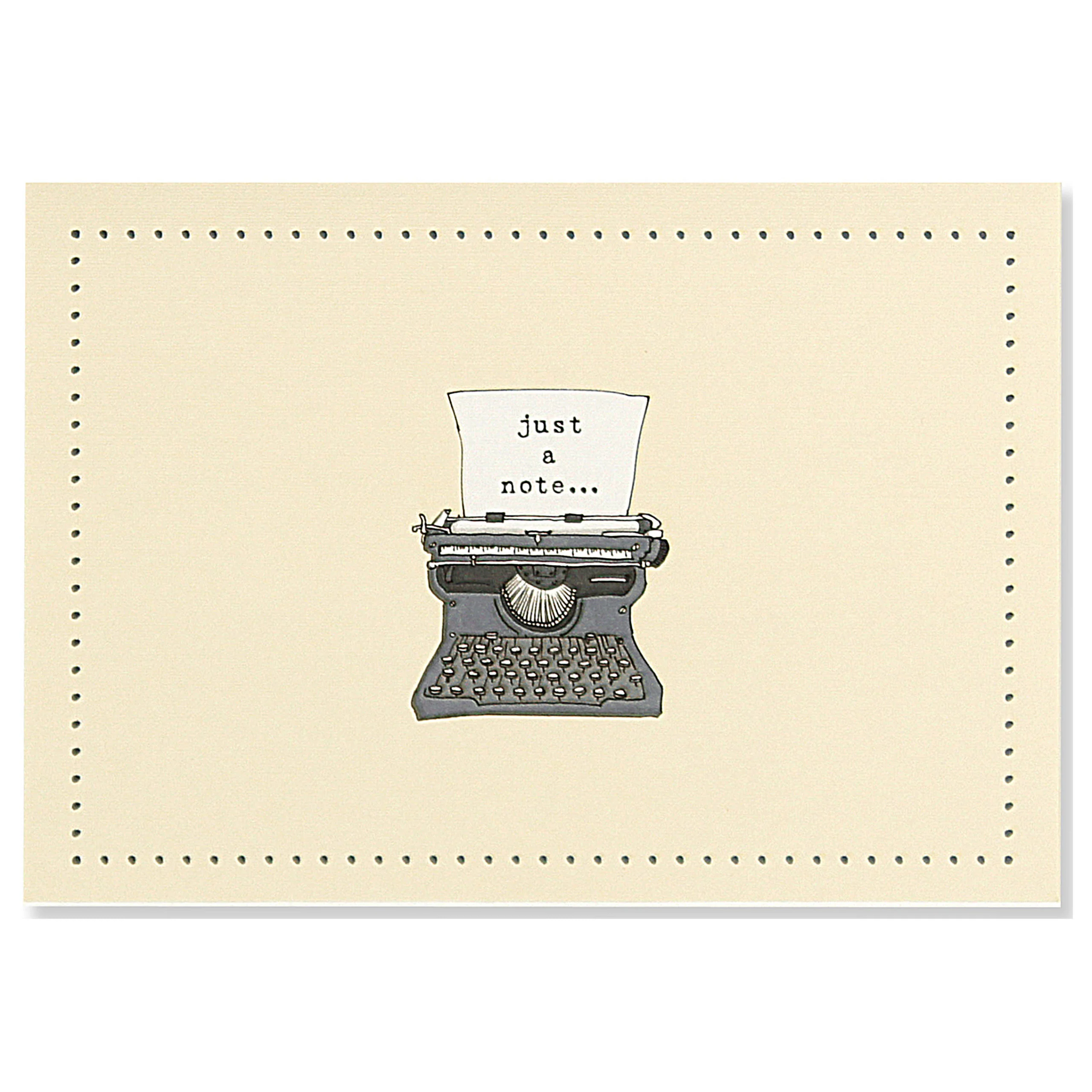 PETER PAUPER PRESS -TYPEWRITER NOTE CARDS