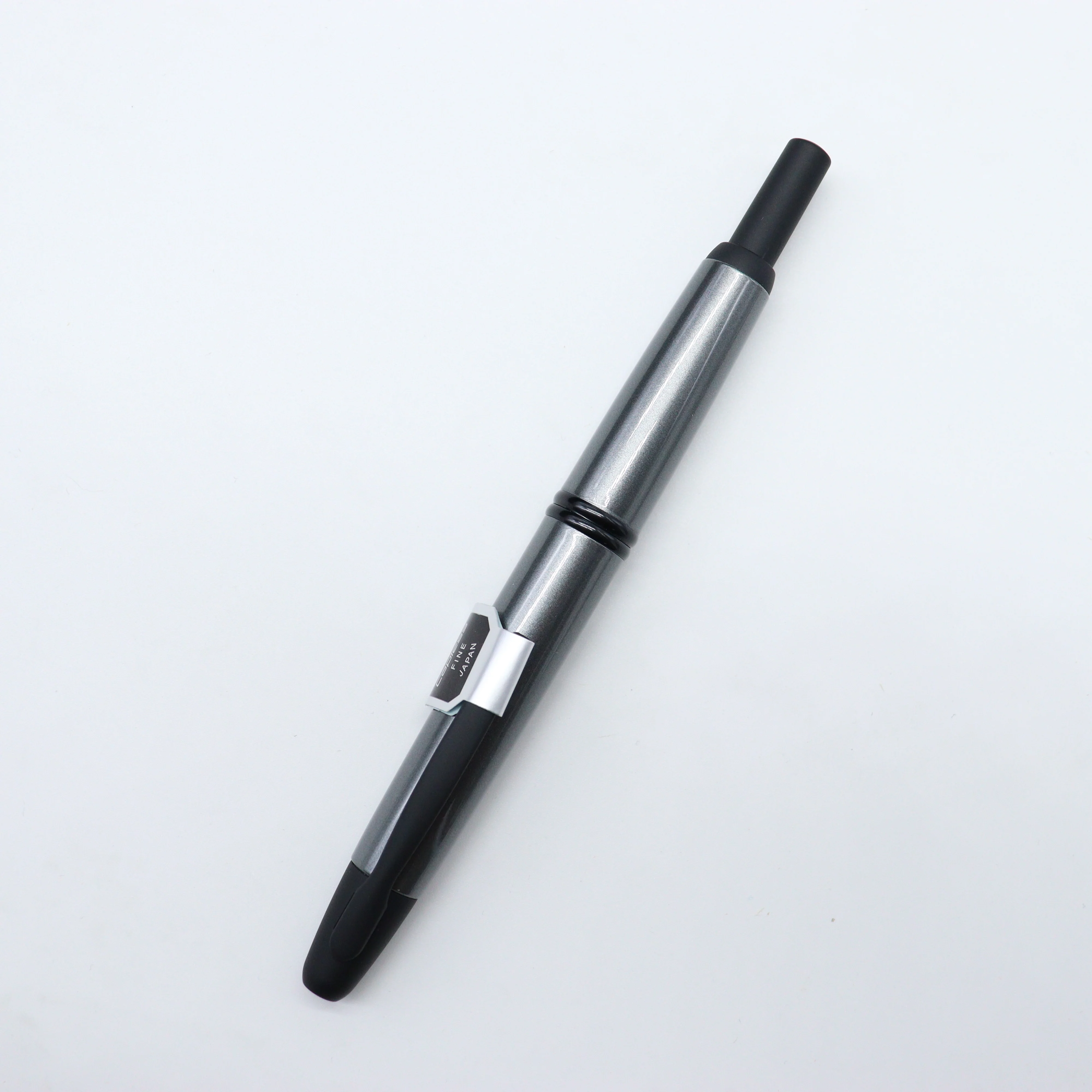 Pilot - Capless Vanishing Point Fountain - Gunmetal with Black Trim - Image 2