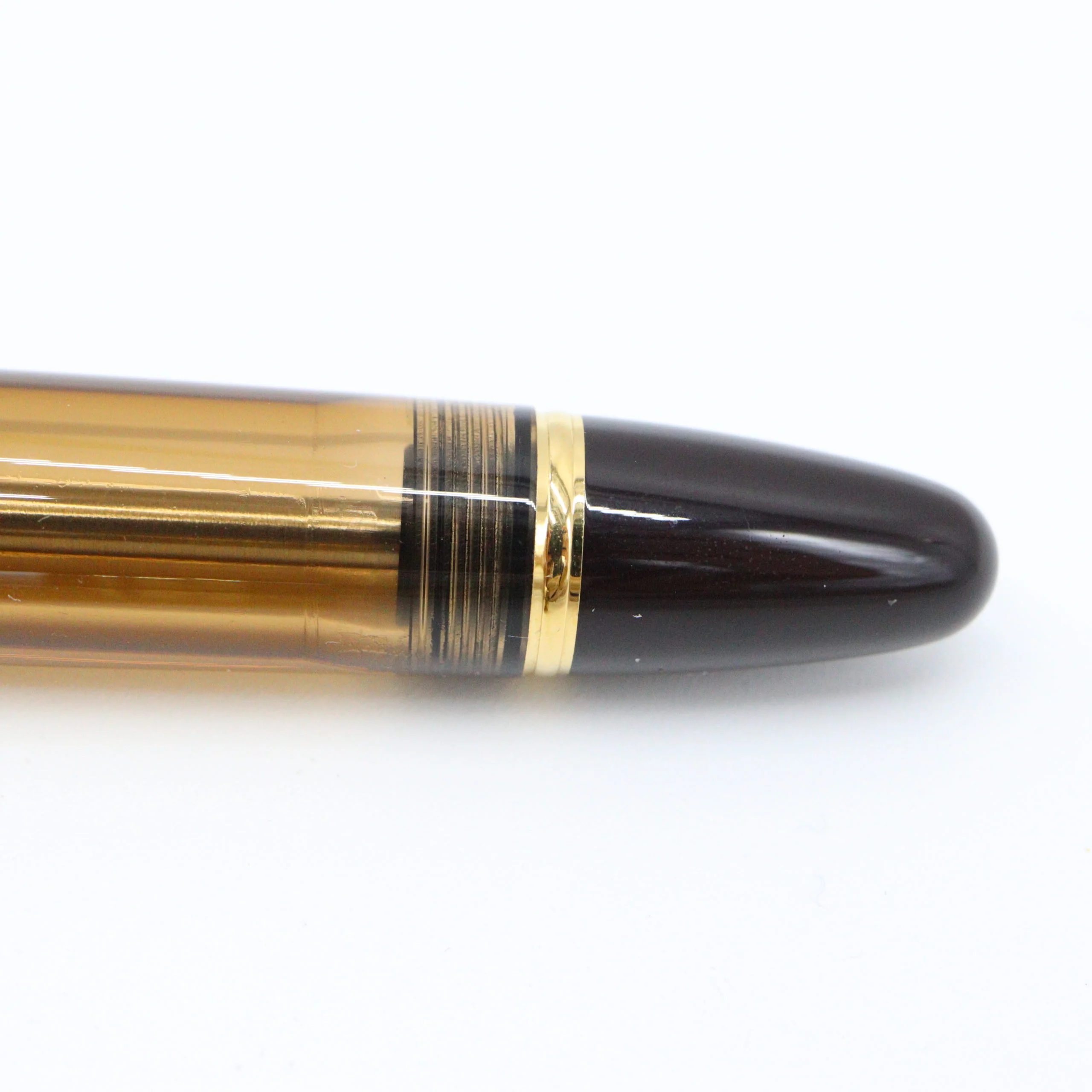 PILOT - Custom 823 Fountain Pen "Smoky Amber" with Gold Accents - Image 9