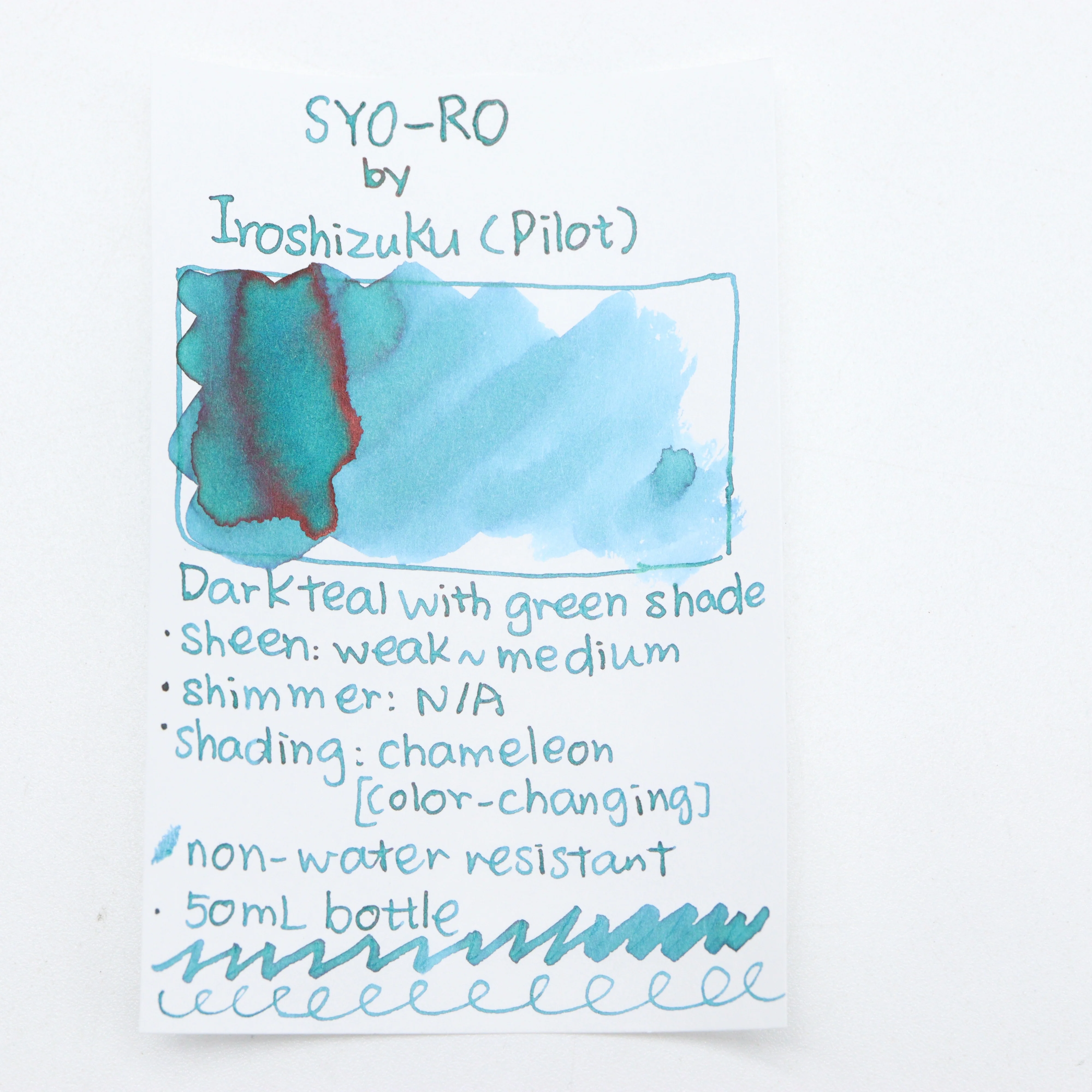 PILOT – Iroshizuku Fountain Pen Ink - 50mL Bottle | Syo-Ro - Image 2