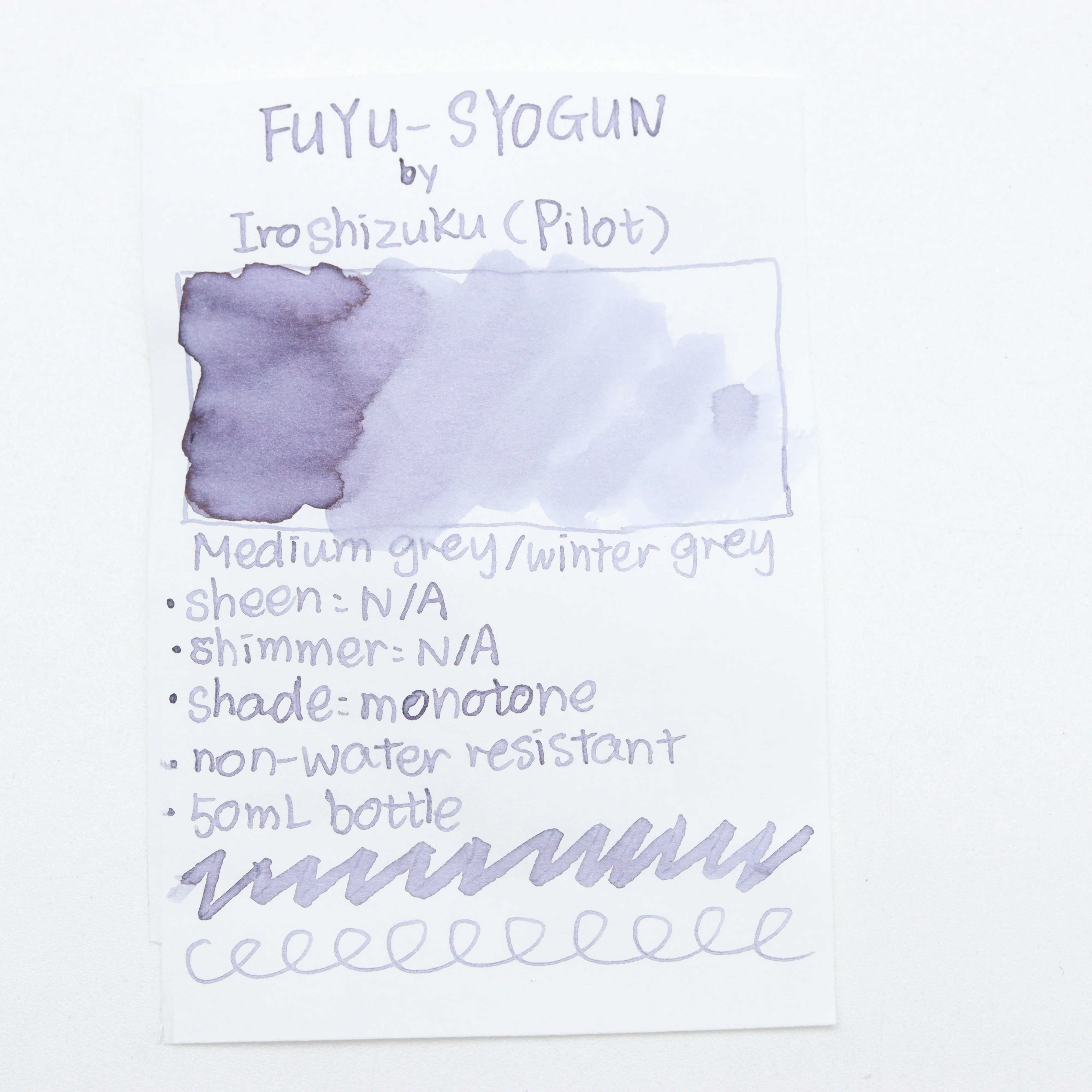 PILOT – Iroshizuku Fountain Pen Ink - 50mL Bottle | Fuyu-Syogun - Image 2