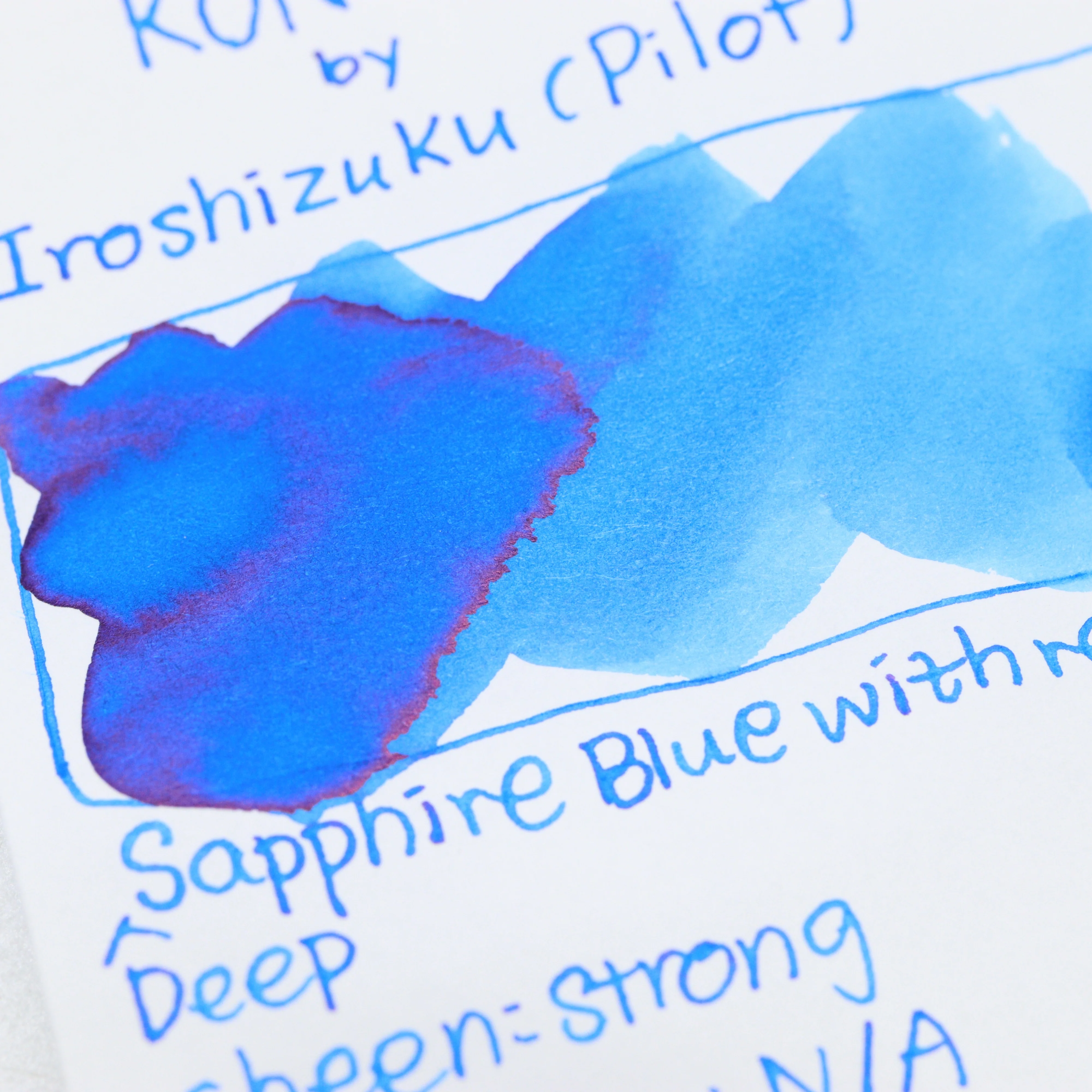 PILOT – Iroshizuku Fountain Pen Ink - 50mL Bottle | Kon-Peki - Image 3