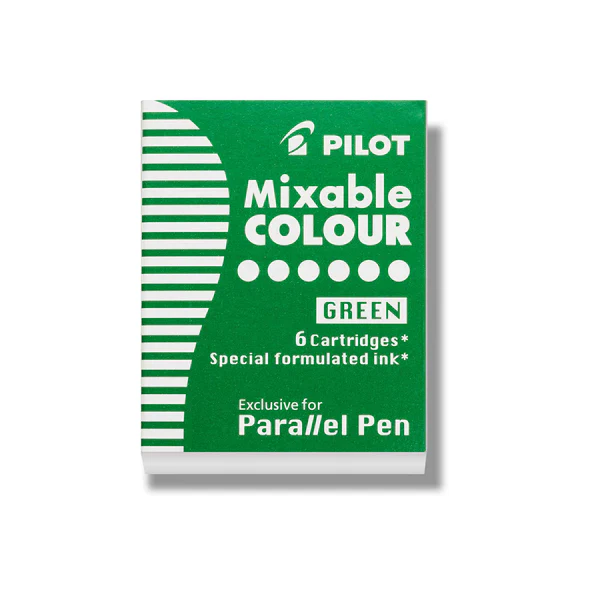Pilot - Parallel Pen Ink Cartridge - Mixable Colour - Green