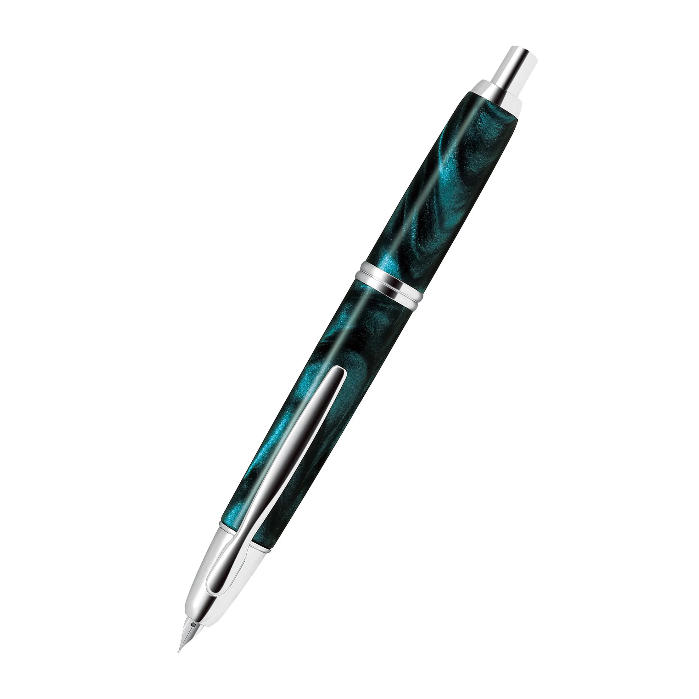 PILOT - Vanishing Point SE Fountain Pen - Marble Green