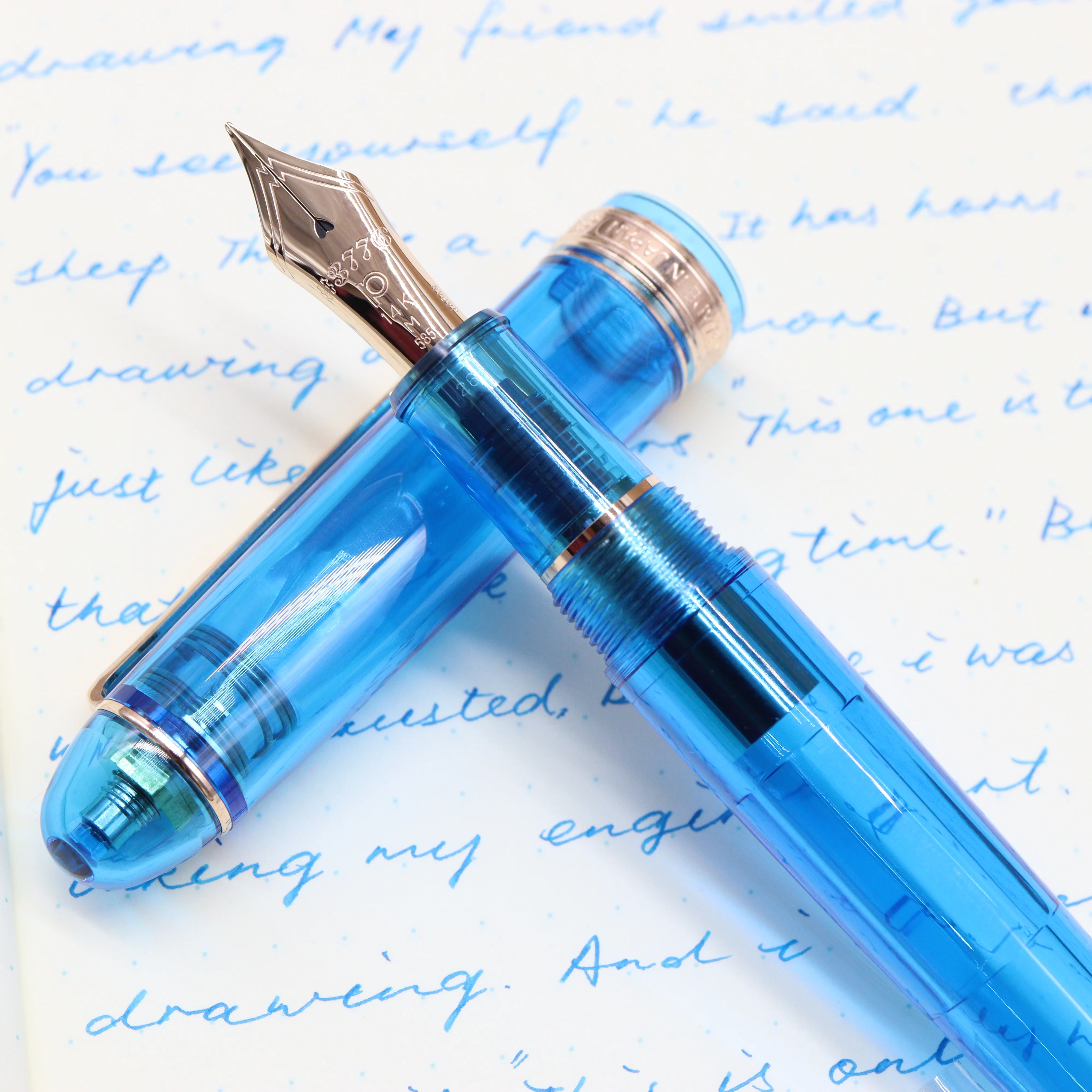 PLATINUM – #3776 Century Fountain Pen – 2023 North America Exclusive - Sands of Komodo - Image 5