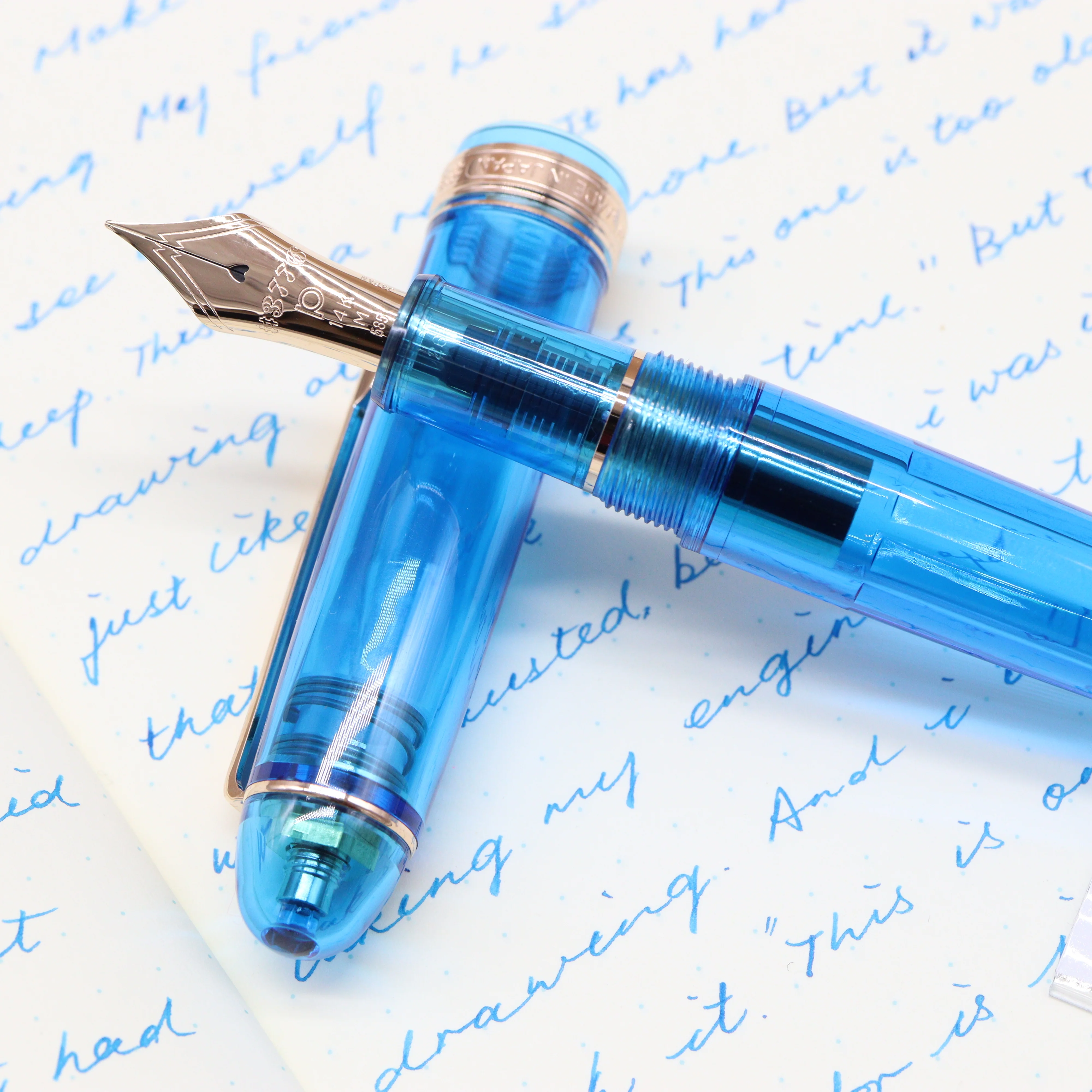 PLATINUM – #3776 Century Fountain Pen – 2023 North America Exclusive - Sands of Komodo - Image 6