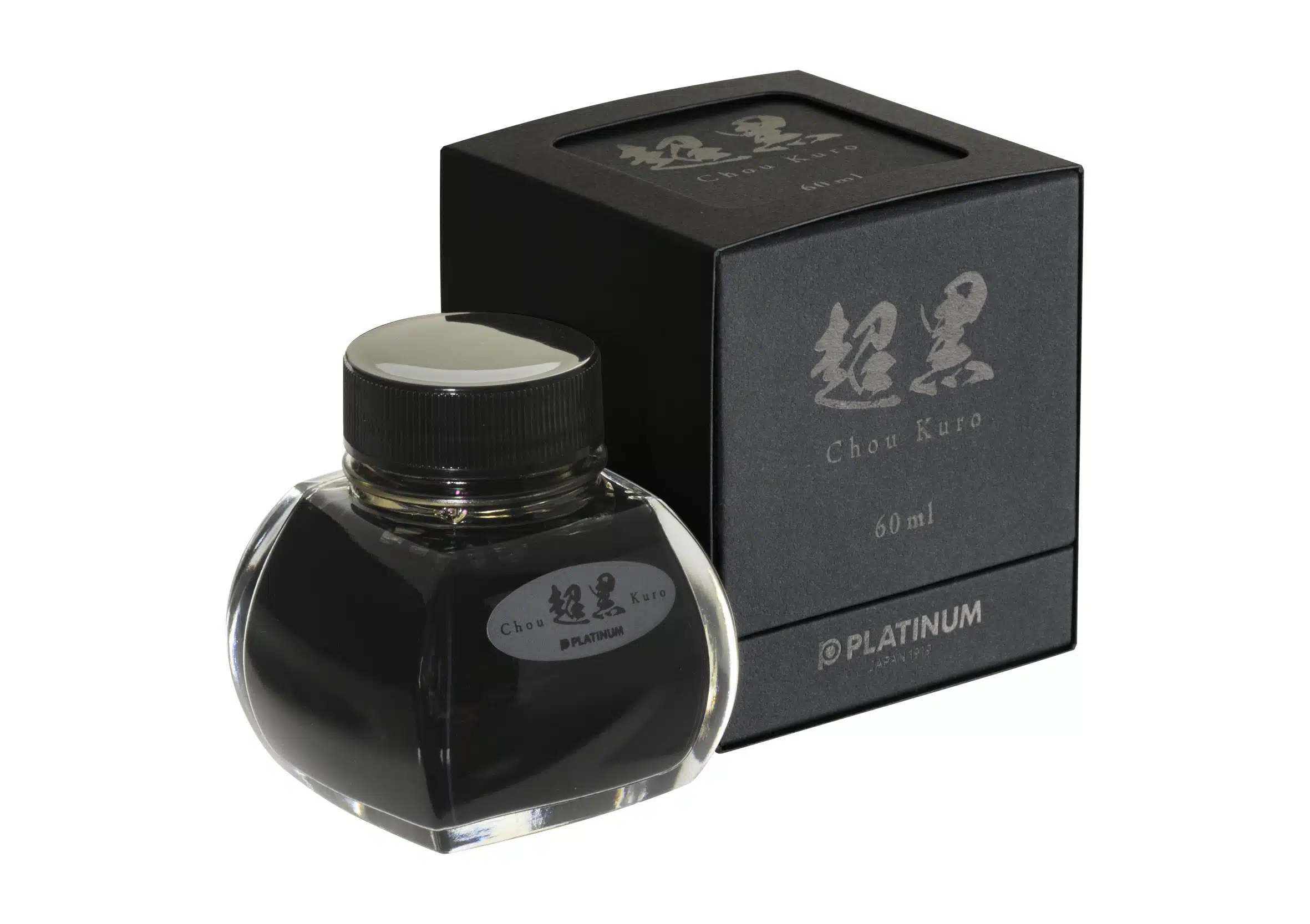 PLATINUM - 60ml Fountain Pen Ink - Chou kuro (The blackest black in Platinum Pen’s history)