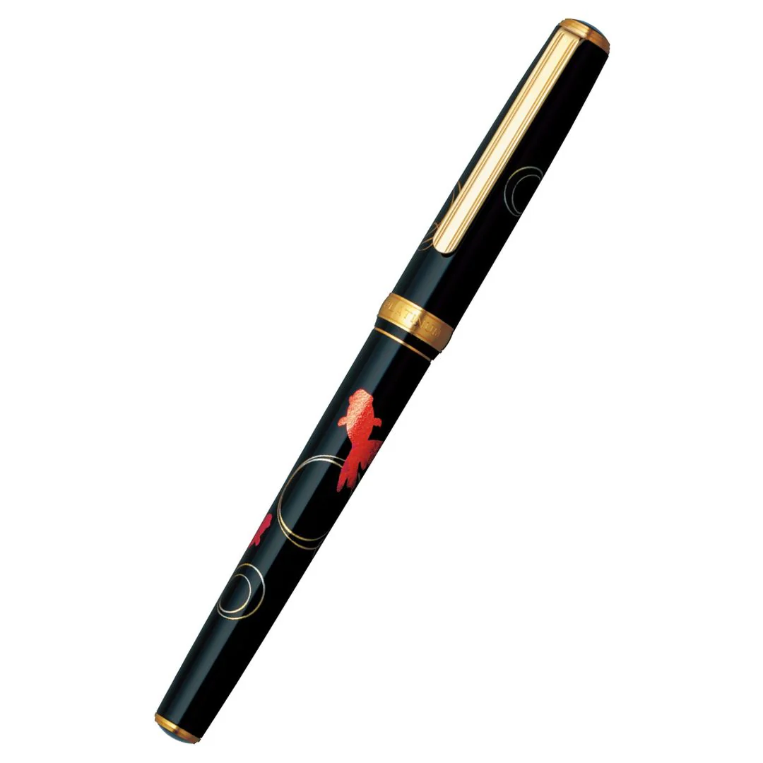 PLATINUM β Fountain Pen β Kanazawa Kanazawa Gold Leaf Maki-E Collection - Gold Fish
