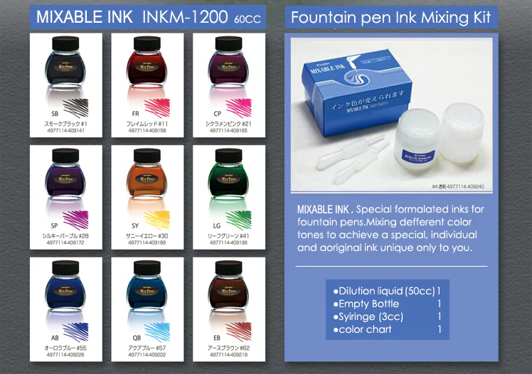 PLATINUM - Mixable Ink Mixing Kit - Image 2