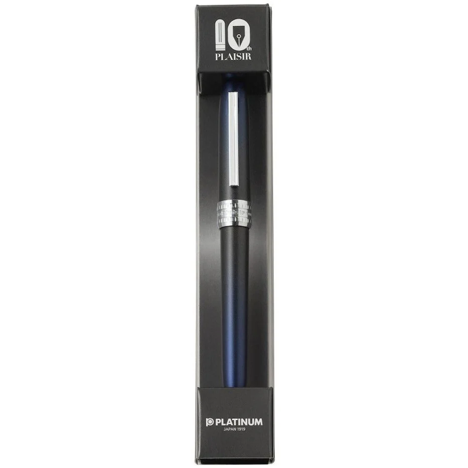 PLATINUM - PLAISIR 10th Anniversary Fountain Pen "Night Blue" Limited Edition - Image 6