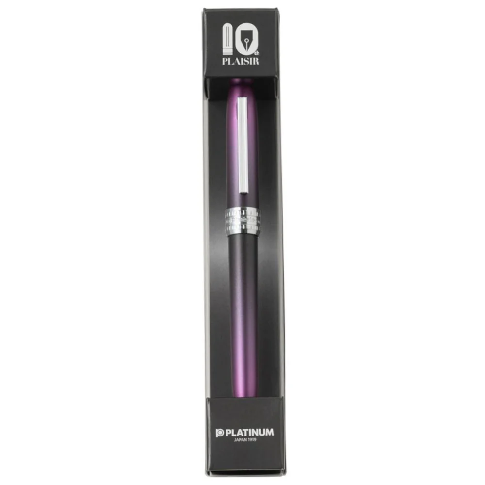 PLATINUM - PLAISIR 10th Anniversary Fountain Pen "Night Pink" Limited Edition - Image 2