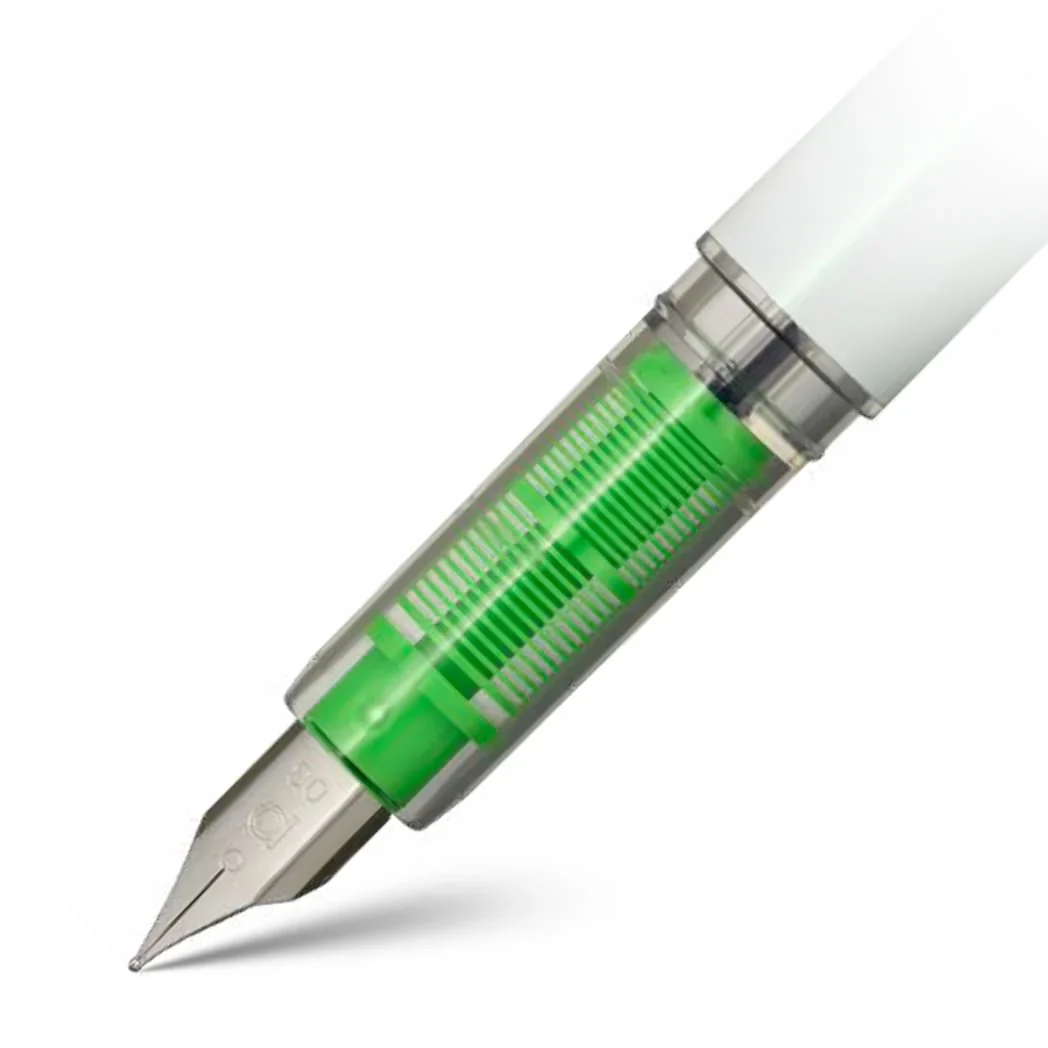 PLATINUM - Plaisir Fountain Pen - Healing Green - Aura Color of the Year 2022 - Image 2